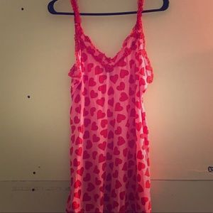 Smart & Sexy Sleepwear Heart Print Teddy
